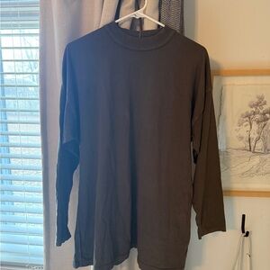 We The Free Dark Gray Long Sleeve Shirt